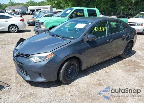 2016 Toyota Corolla Le z USA, uszkodzony, nr VIN 2T1BURHE7GC700647
